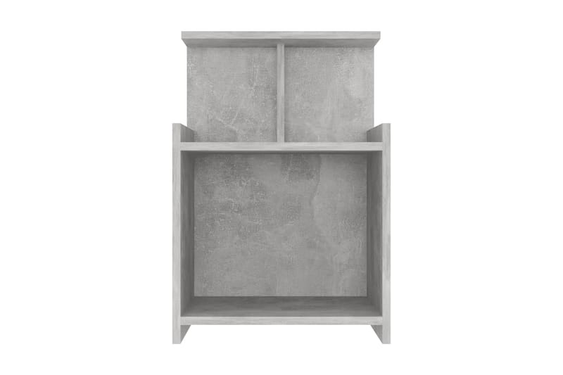 Sängbord 2 st betonggrå 40x35x60 cm spånskiva - Grå - Möbler - Bord & matgrupper - Avlastningsbord - Sängbord & nattduksbord