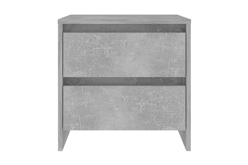 Sängbord 2 st betonggrå 45x34,5x44,5 cm spånskiva - Grå - Möbler - Bord & matgrupper - Avlastningsbord - Sängbord & nattduksbord