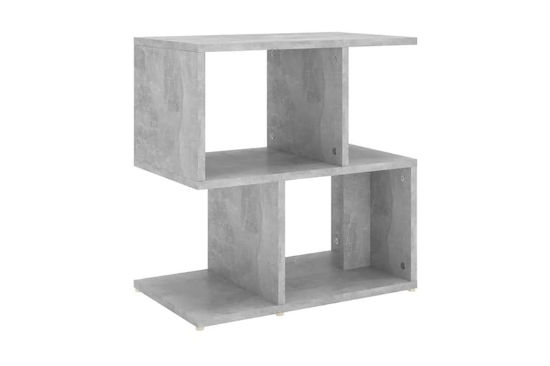 Sängbord 2 st Betonggrå 50x30x51,5 cm spånskiva - Grå - Sängbord & nattduksbord