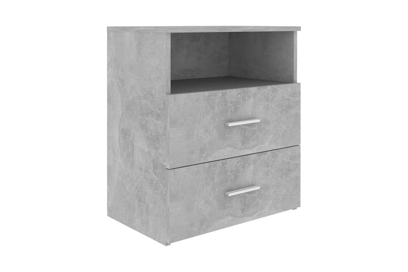 Sängbord 2 st betonggrå 50x32x60 cm - Grå - Möbler - Bord & matgrupper - Avlastningsbord - Sängbord & nattduksbord