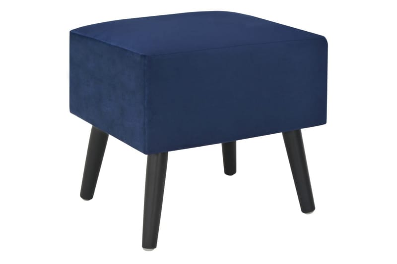 Sängbord 2 st blå 40x35x40 cm sammet - Blå - Möbler - Bord & matgrupper - Avlastningsbord - Sängbord & nattduksbord