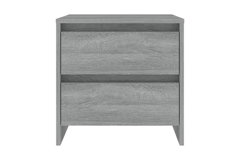Sängbord 2 st grå sonoma-ek 45x34,5x44,5 cm spånskiva - Grå - Möbler - Bord & matgrupper - Avlastningsbord - Sängbord & nattduksbord