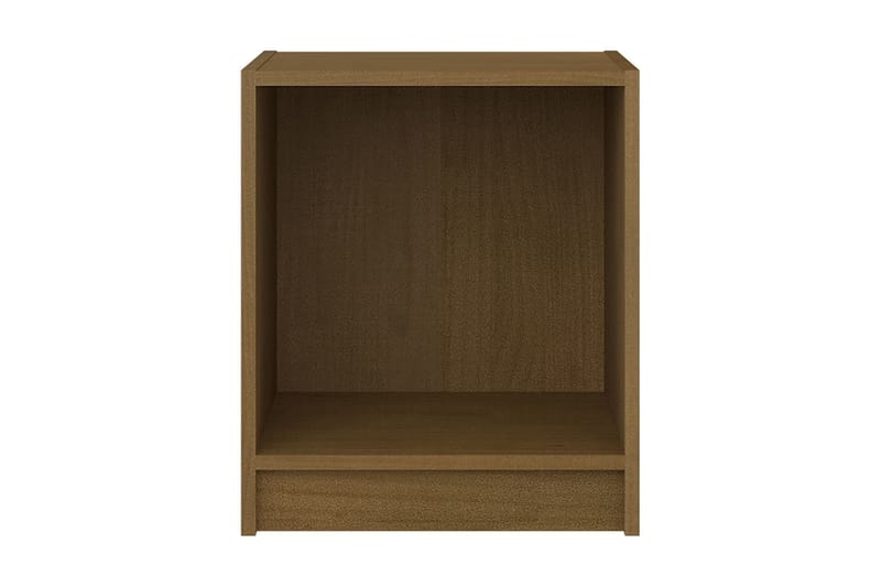 Sängbord 2 st honungsbrun 35,5x33,5x41,5 cm massivt furu - Brun - Sängbord & nattduksbord