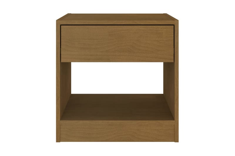 Sängbord 2 st honungsbrun 40x31x40 cm massiv furu - Brun - Möbler - Bord & matgrupper - Avlastningsbord - Sängbord & nattduksbord