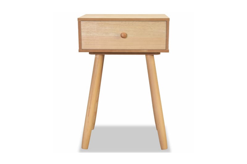 Sängbord 2 st massiv furu 40x30x61 cm brun - Brun - Möbler - Bord & matgrupper - Avlastningsbord - Sängbord & nattduksbord
