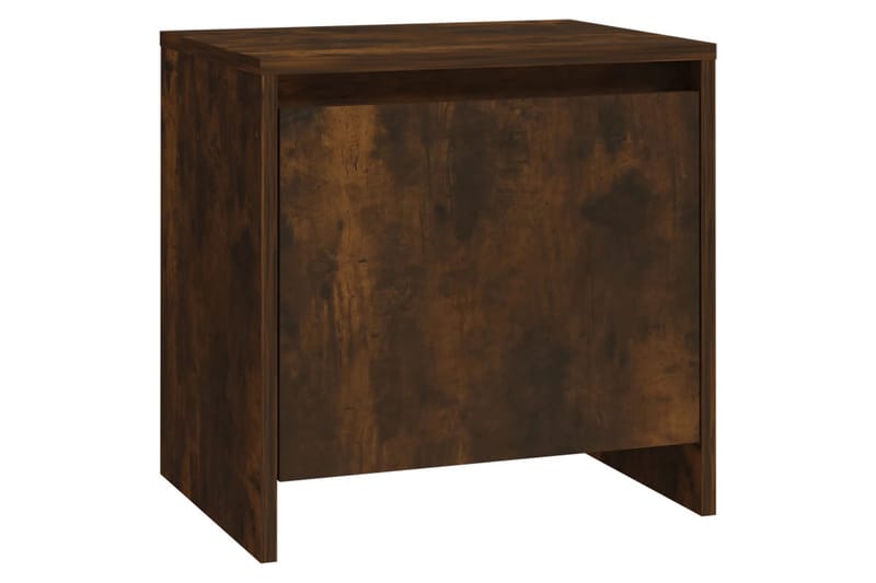 Sängbord 2 st rökfärgad ek 45x34x44,5 cm spånskiva - Brun - Möbler - Bord & matgrupper - Avlastningsbord - Sängbord & nattduksbord