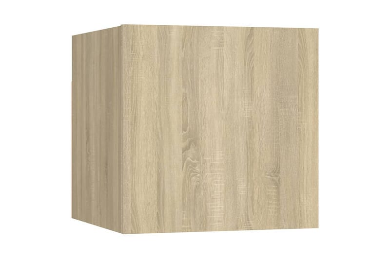 Sängbord 2 st sonoma ek 30,5x30x30 cm spånskiva - Brun - Möbler - Bord & matgrupper - Avlastningsbord - Sängbord & nattduksbord
