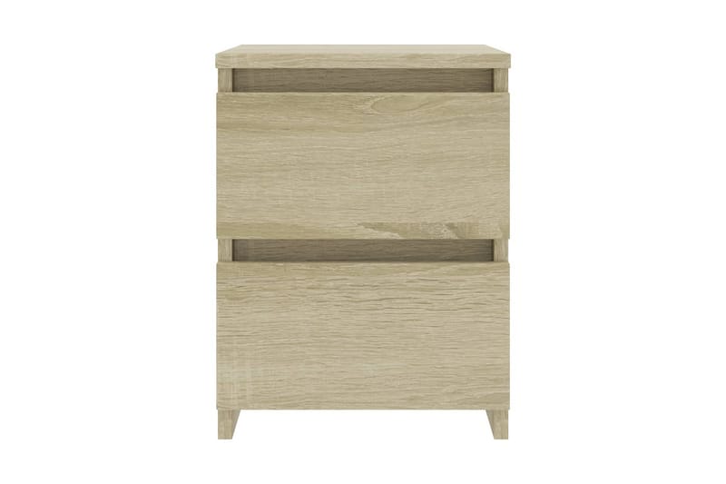Sängbord 2 st sonoma ek 30x30x40 cm spånskiva - Brun - Möbler - Bord & matgrupper - Avlastningsbord - Sängbord & nattduksbord