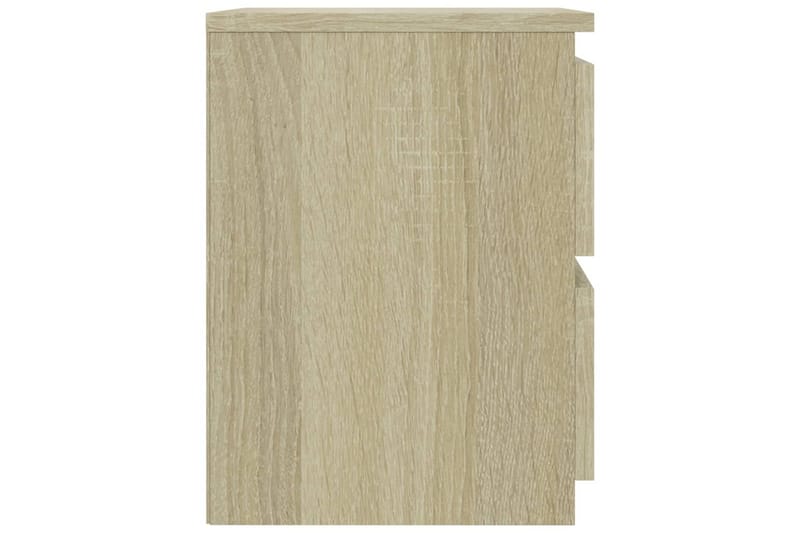 Sängbord 2 st sonoma ek 30x30x40 cm spånskiva - Brun - Möbler - Bord & matgrupper - Avlastningsbord - Sängbord & nattduksbord