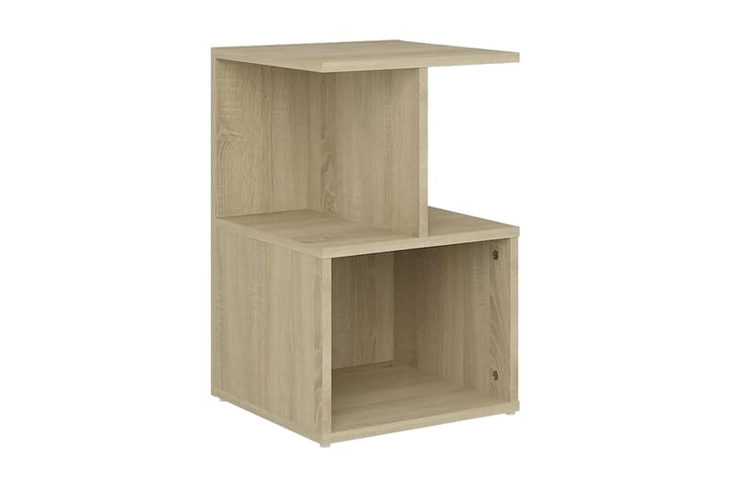 Sängbord 2 st Sonoma-ek 35x35x55 cm spånskiva - Brun - Möbler - Bord & matgrupper - Avlastningsbord - Sängbord & nattduksbord