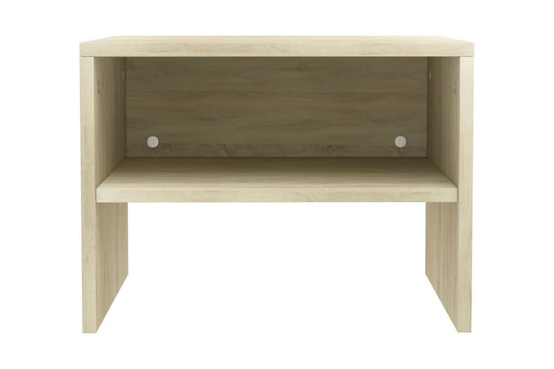 Sängbord 2 st sonoma ek 40x30x30 cm spånskiva - Brun - Möbler - Bord & matgrupper - Avlastningsbord - Sängbord & nattduksbord