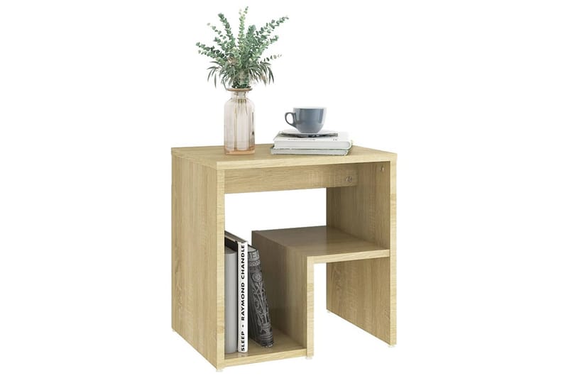 Sängbord 2 st sonoma-ek 40x30x40 cm spånskiva - Brun - Möbler - Bord & matgrupper - Avlastningsbord - Sängbord & nattduksbord