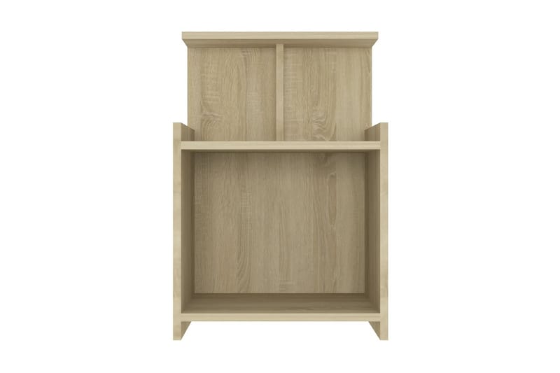 Sängbord 2 st sonoma-ek 40x35x60 cm spånskiva - Brun - Möbler - Bord & matgrupper - Avlastningsbord - Sängbord & nattduksbord