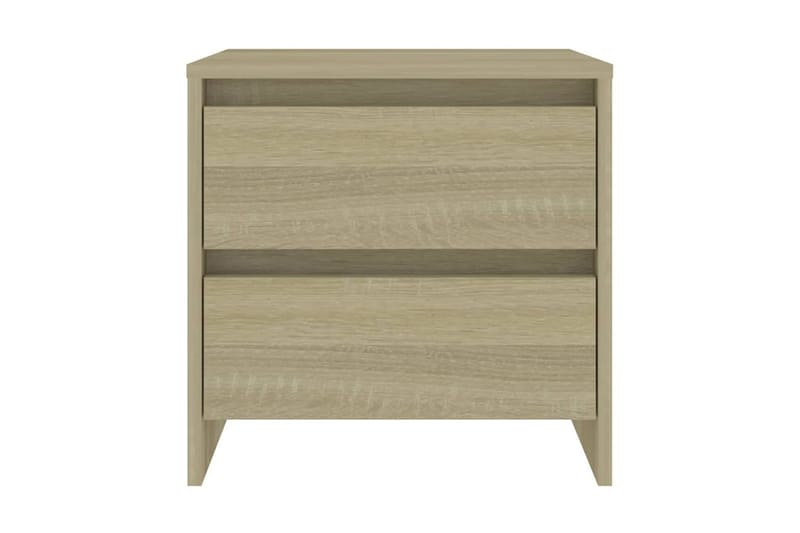 Sängbord 2 st sonoma ek 45x34,5x44,5 cm spånskiva - Brun - Möbler - Bord & matgrupper - Avlastningsbord - Sängbord & nattduksbord