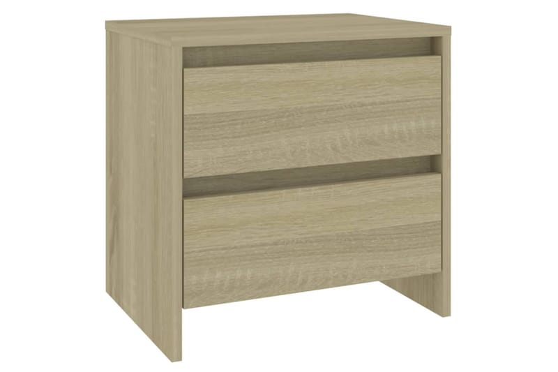 Sängbord 2 st sonoma ek 45x34,5x44,5 cm spånskiva - Brun - Möbler - Bord & matgrupper - Avlastningsbord - Sängbord & nattduksbord