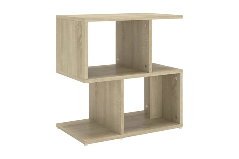 Sängbord 2 st Sonoma-ek 50x30x51,5 cm spånskiva - Brun - Möbler - Bord & matgrupper - Avlastningsbord - Sängbord & nattduksbord