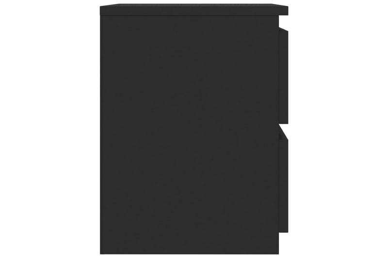 Sängbord 2 st svart 30x30x40 cm spånskiva - Svart - Möbler - Bord & matgrupper - Avlastningsbord - Sängbord & nattduksbord