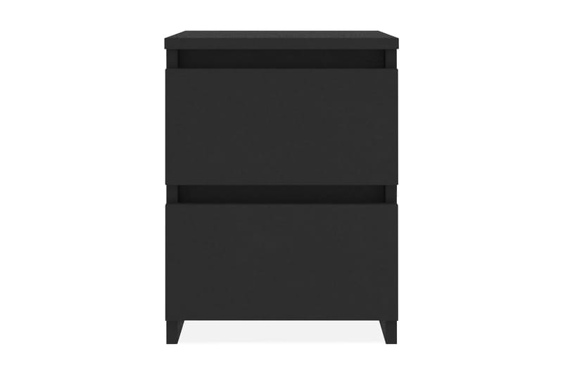 Sängbord 2 st svart 30x30x40 cm spånskiva - Svart - Möbler - Bord & matgrupper - Avlastningsbord - Sängbord & nattduksbord