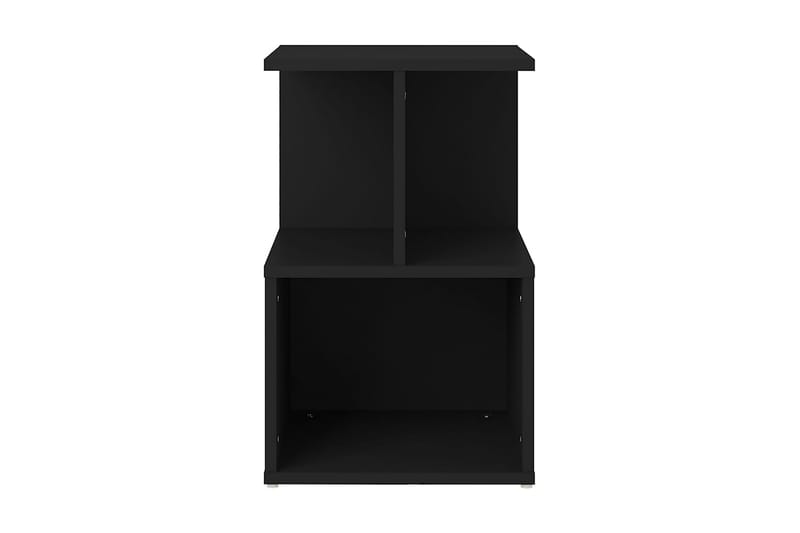 Sängbord 2 st svart 35x35x55 cm spånskiva - Svart - Sängbord & nattduksbord