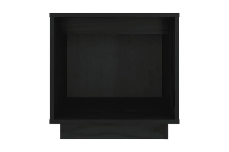 Sängbord 2 st svart 40x30x40 cm massiv furu - Svart - Möbler - Bord & matgrupper - Avlastningsbord - Sängbord & nattduksbord