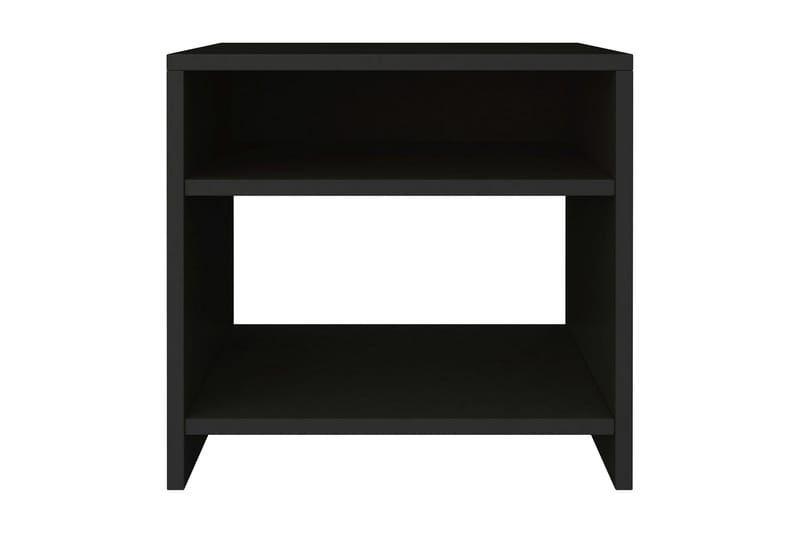 Sängbord 2 st svart 40x30x40 cm spånskiva - Svart - Möbler - Bord & matgrupper - Avlastningsbord - Sängbord & nattduksbord