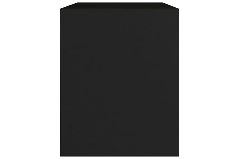 Sängbord 2 st svart 40x30x40 cm spånskiva - Svart - Möbler - Bord & matgrupper - Avlastningsbord - Sängbord & nattduksbord