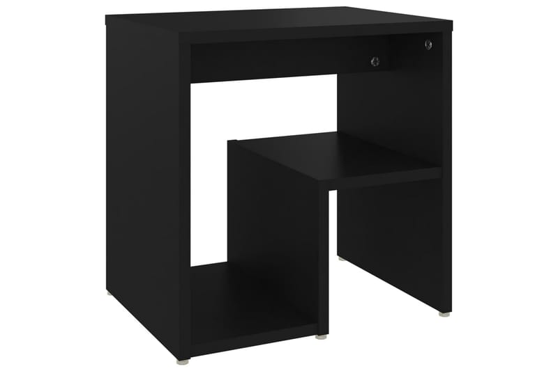 Sängbord 2 st svart 40x30x40 cm spånskiva - Svart - Möbler - Bord & matgrupper - Avlastningsbord - Sängbord & nattduksbord
