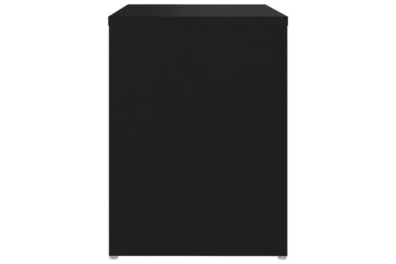 Sängbord 2 st svart 40x30x40 cm spånskiva - Svart - Möbler - Bord & matgrupper - Avlastningsbord - Sängbord & nattduksbord