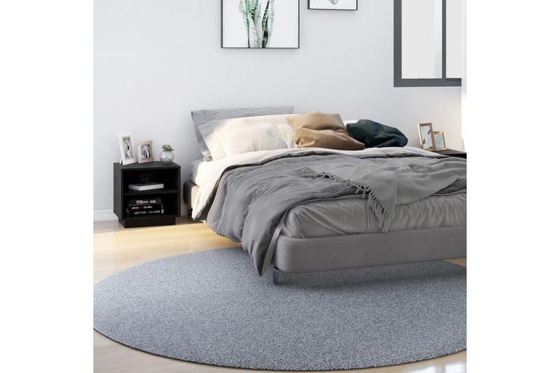 Sängbord 2 st svart 40x34x40 cm massiv furu - Svart - Möbler - Bord & matgrupper - Avlastningsbord - Sängbord & nattduksbord