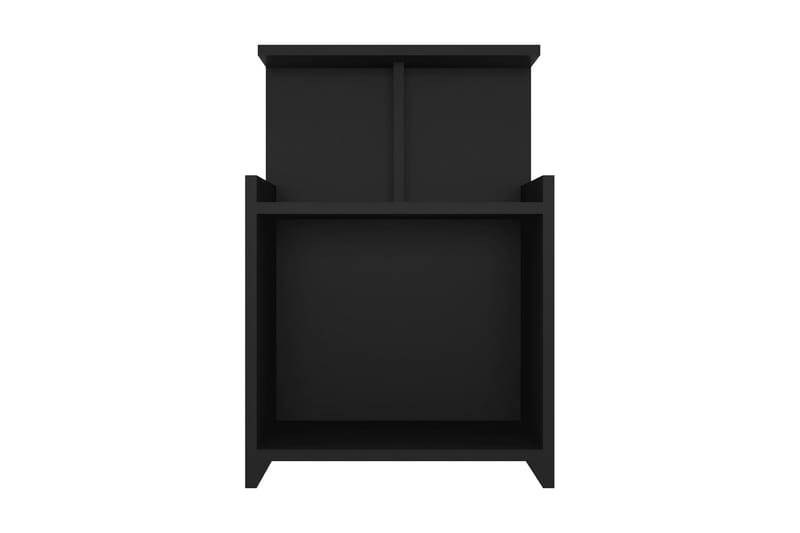 Sängbord 2 st svart 40x35x60 cm spånskiva - Svart - Möbler - Bord & matgrupper - Avlastningsbord - Sängbord & nattduksbord