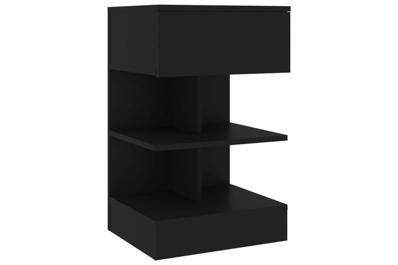 Sängbord 2 st svart 40x35x65 cm - Svart - Möbler - Bord & matgrupper - Avlastningsbord - Sängbord & nattduksbord