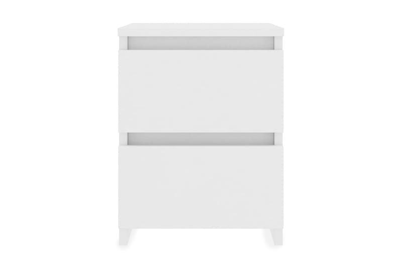 Sängbord 2 st vit 30x30x40 cm spånskiva - Vit - Möbler - Bord & matgrupper - Avlastningsbord - Sängbord & nattduksbord