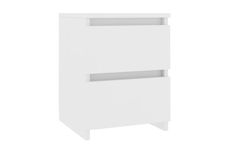 Sängbord 2 st vit 30x30x40 cm spånskiva - Vit - Möbler - Bord & matgrupper - Avlastningsbord - Sängbord & nattduksbord