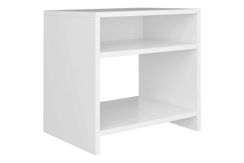 Sängbord 2 st vit 40x30x40 cm spånskiva - Vit - Möbler - Bord & matgrupper - Avlastningsbord - Sängbord & nattduksbord