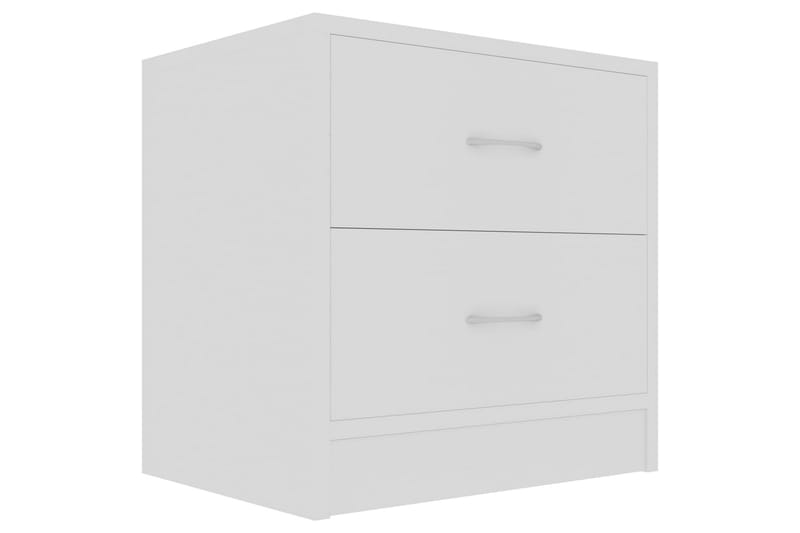 Sängbord 2 st vit 40x30x40 cm spånskiva - Vit - Möbler - Bord & matgrupper - Avlastningsbord - Sängbord & nattduksbord