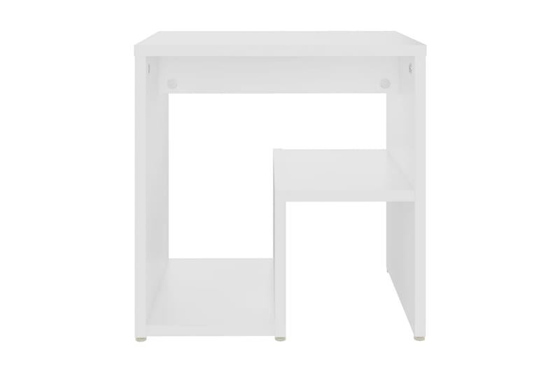 Sängbord 2 st vit 40x30x40 cm spånskiva - Vit - Sängbord & nattduksbord