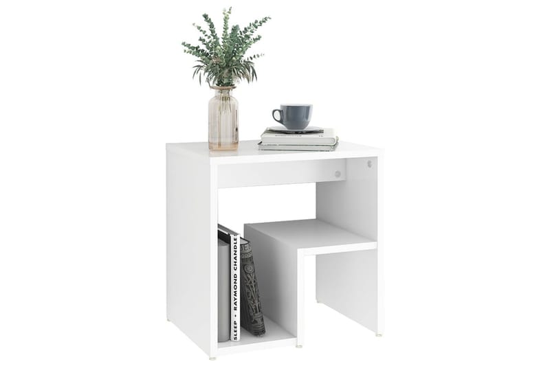 Sängbord 2 st vit 40x30x40 cm spånskiva - Vit - Möbler - Bord & matgrupper - Avlastningsbord - Sängbord & nattduksbord