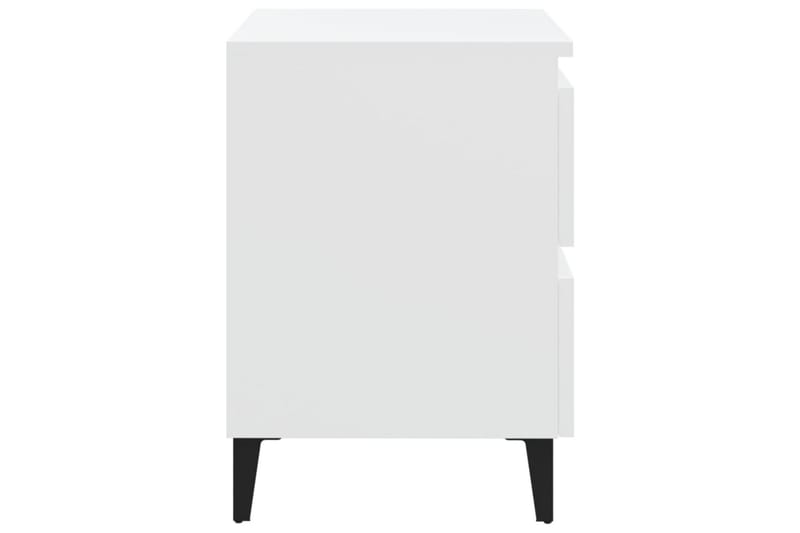 Sängbord 2 st vit 40x35x50 cm spånskiva - Vit - Möbler - Bord & matgrupper - Avlastningsbord - Sängbord & nattduksbord