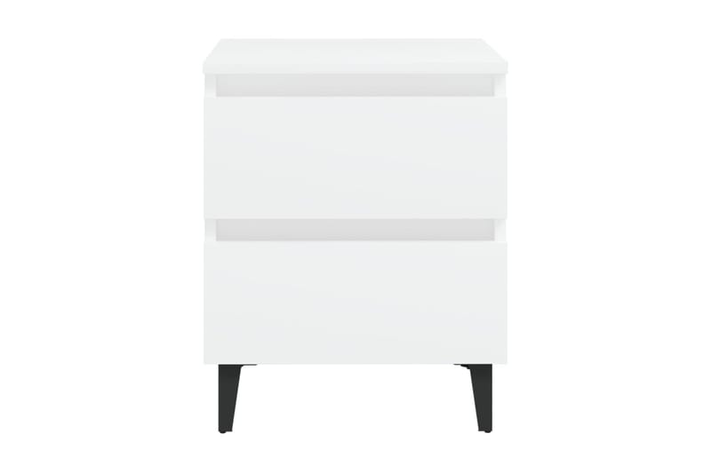 Sängbord 2 st vit 40x35x50 cm spånskiva - Vit - Möbler - Bord & matgrupper - Avlastningsbord - Sängbord & nattduksbord