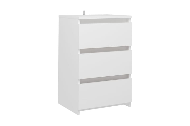 Sängbord 2 st vit 40x35x62,5 cm spånskiva - Vit - Möbler - Bord & matgrupper - Avlastningsbord - Sängbord & nattduksbord