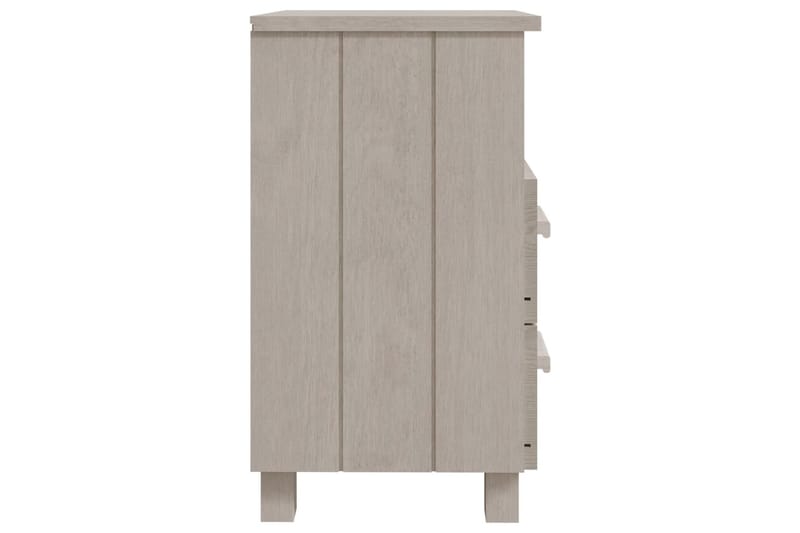 Sängbord 2 st vit 40x35x62 cm massiv furu - Vit - Möbler - Bord & matgrupper - Avlastningsbord - Sängbord & nattduksbord