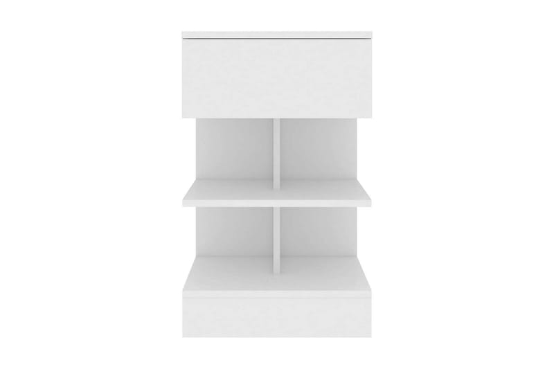 Sängbord 2 st vit 40x35x65 cm spånskiva - Vit - Möbler - Bord & matgrupper - Avlastningsbord - Sängbord & nattduksbord