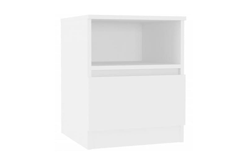 Sängbord 2 st vit 40x40x50 cm spånskiva - Vit - Möbler - Bord & matgrupper - Avlastningsbord - Sängbord & nattduksbord