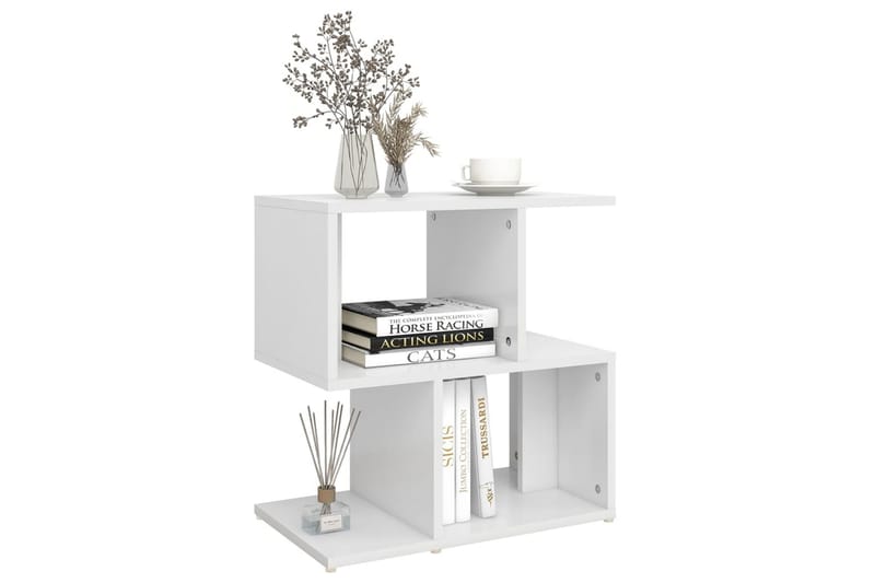 Sängbord 2 st vit 50x30x51,5 cm spånskiva - Vit - Möbler - Bord & matgrupper - Avlastningsbord - Sängbord & nattduksbord