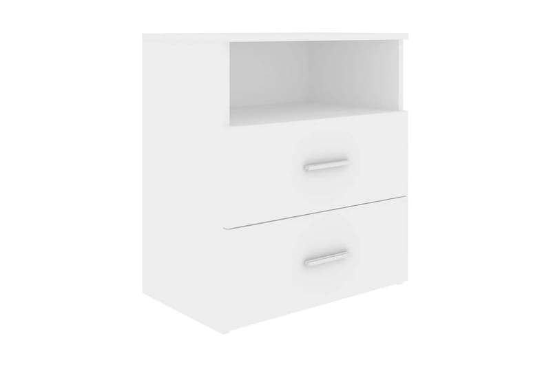 Sängbord 2 st vit 50x32x60 cm spånskiva - Vit - Möbler - Bord & matgrupper - Avlastningsbord - Sängbord & nattduksbord