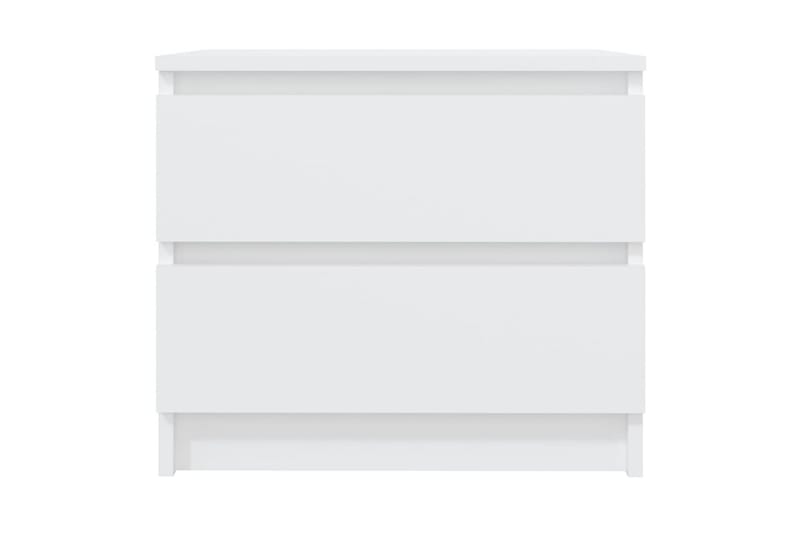 Sängbord 2 st vit 50x39x43,5 cm spånskiva - Vit - Möbler - Bord & matgrupper - Avlastningsbord - Sängbord & nattduksbord