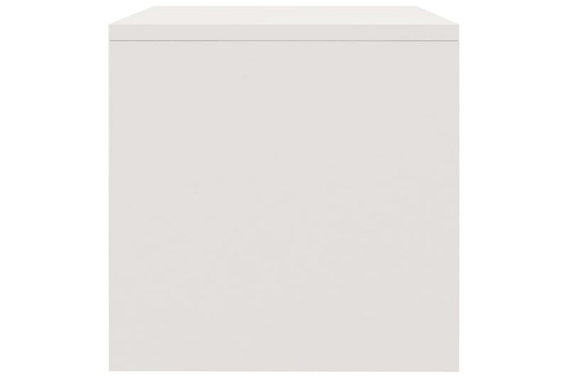 Sängbord 2 st vit högglans 40x30x30 cm spånskiva - Vit - Möbler - Bord & matgrupper - Avlastningsbord - Sängbord & nattduksbord