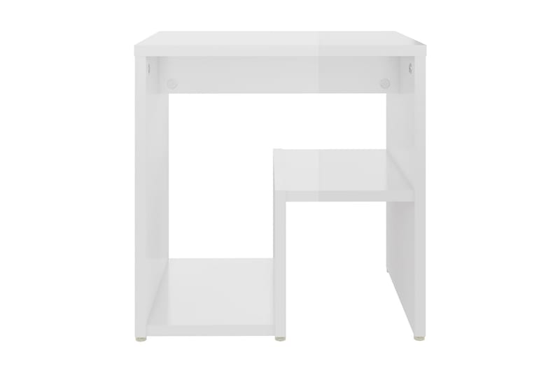 Sängbord 2 st vit högglans 40x30x40 cm spånskiva - Vit - Möbler - Bord & matgrupper - Avlastningsbord - Sängbord & nattduksbord