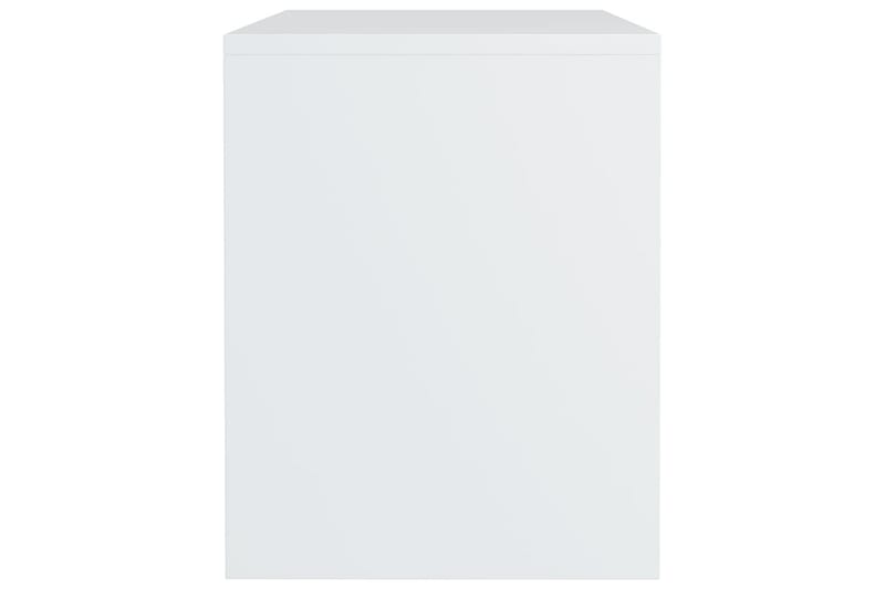Sängbord 2 st vit högglans 40x30x40 cm spånskiva - Vit - Möbler - Bord & matgrupper - Avlastningsbord - Sängbord & nattduksbord