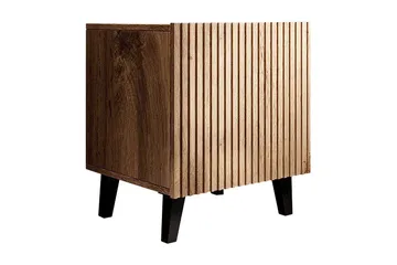 Sängbord 2-pack - Svart|Ek - Möbler - Bord & matgrupper - Avlastningsbord - Sängbord & nattduksbord